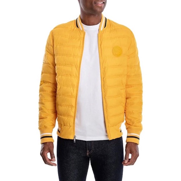 MICHAEL KORS QUILTED BOMBER JACKET - Picture 15 of 16